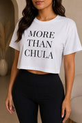 More Than Chula Cropped Tee