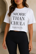 More Than Chula Cropped Tee | Be your Own Boss