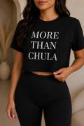 More Than Chula Cropped Tee